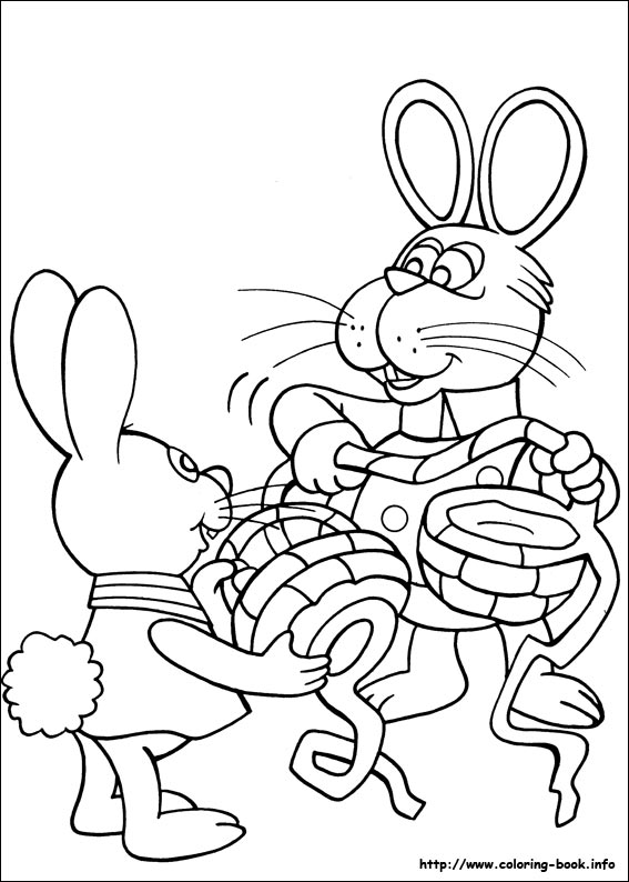 Peter Cottontail coloring picture